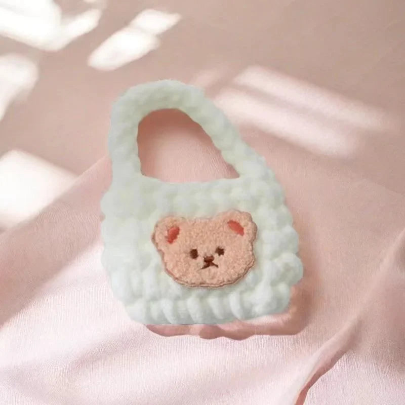 mini Plush bag for saving crochet(finished)
