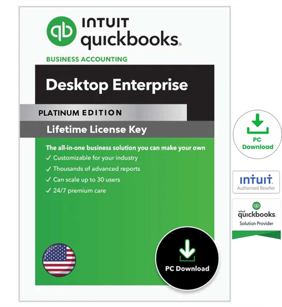 QuickBooks Desktop Enterprise 2024 Lifetime No Subscription