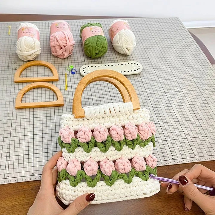 Tulip Crochet Bag DIY Kit