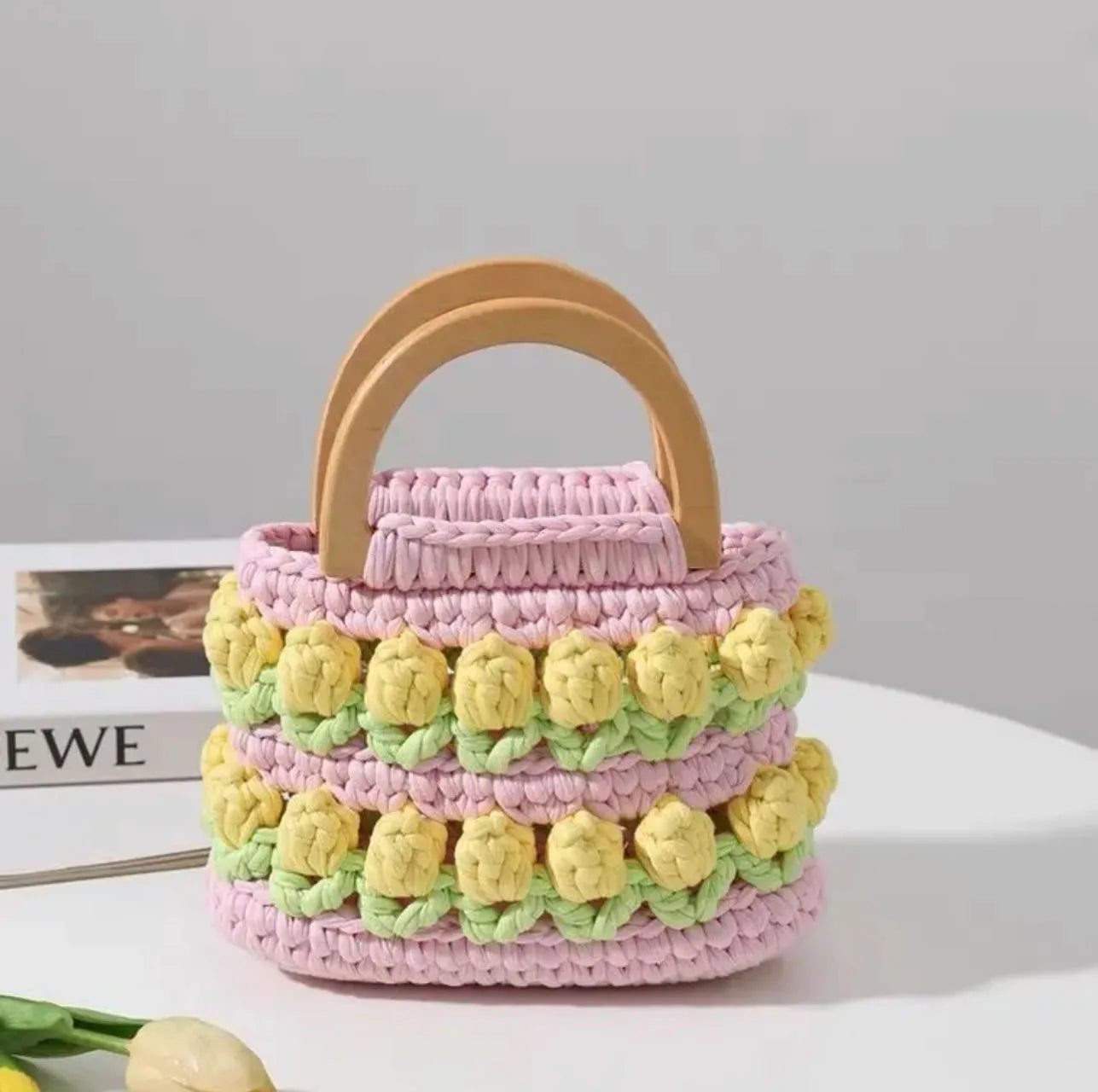 Tulip Crochet Bag DIY Kit