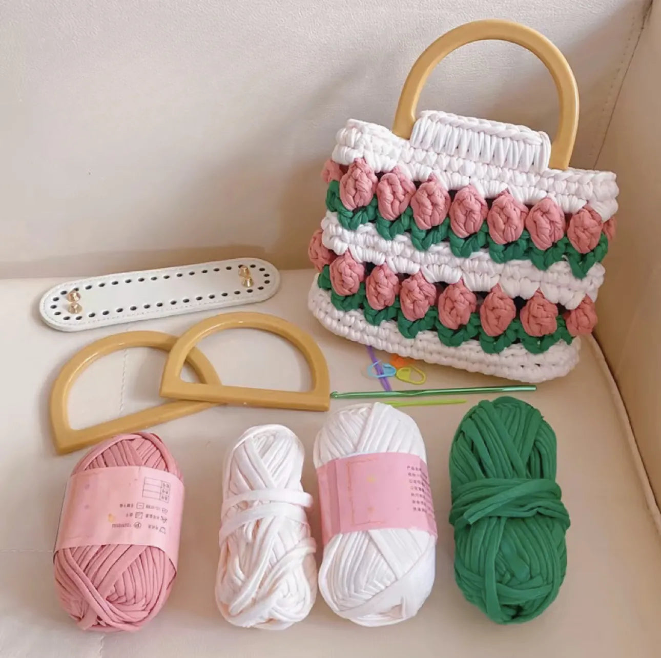 Tulip Crochet Bag DIY Kit
