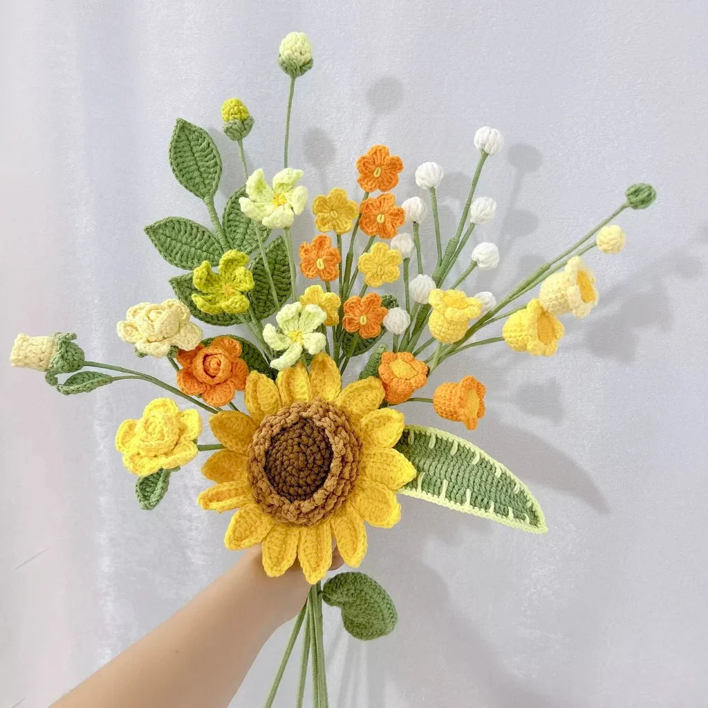 CrochetPark™ Sunshine Blooms Crochet Flower(Finished)
