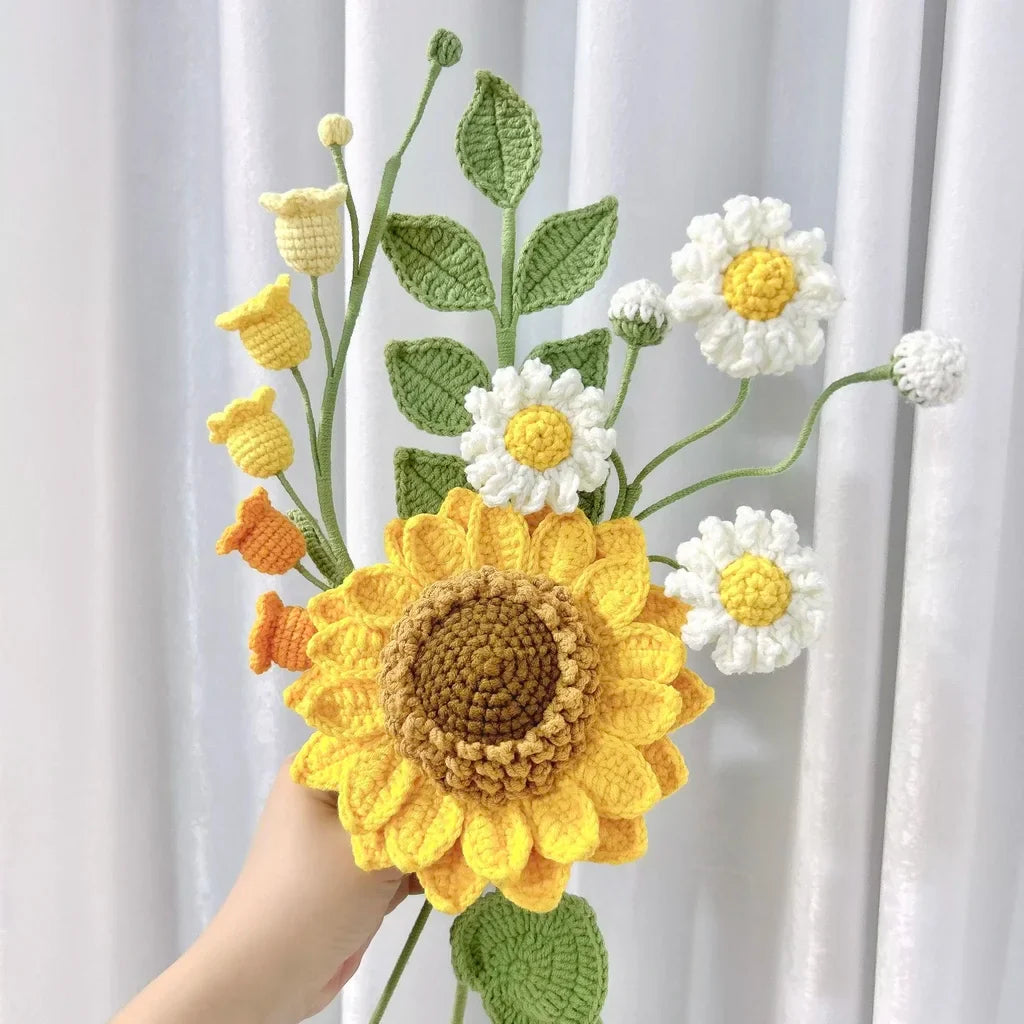 CrochetPark™ Sunshine Blooms Crochet Flower(Finished)