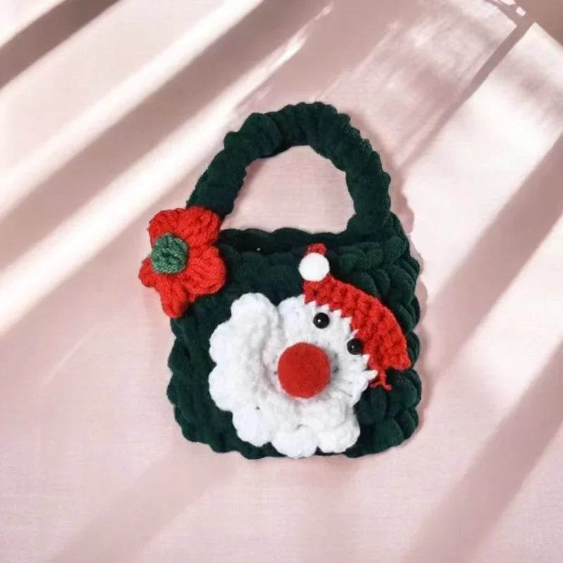 mini Plush bag for saving crochet(finished)