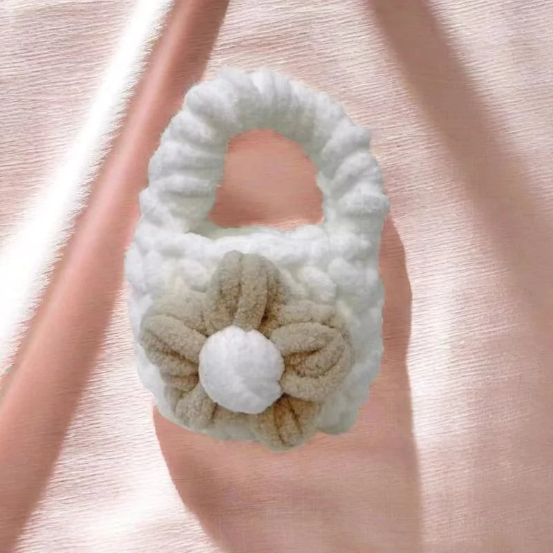mini Plush bag for saving crochet(finished)