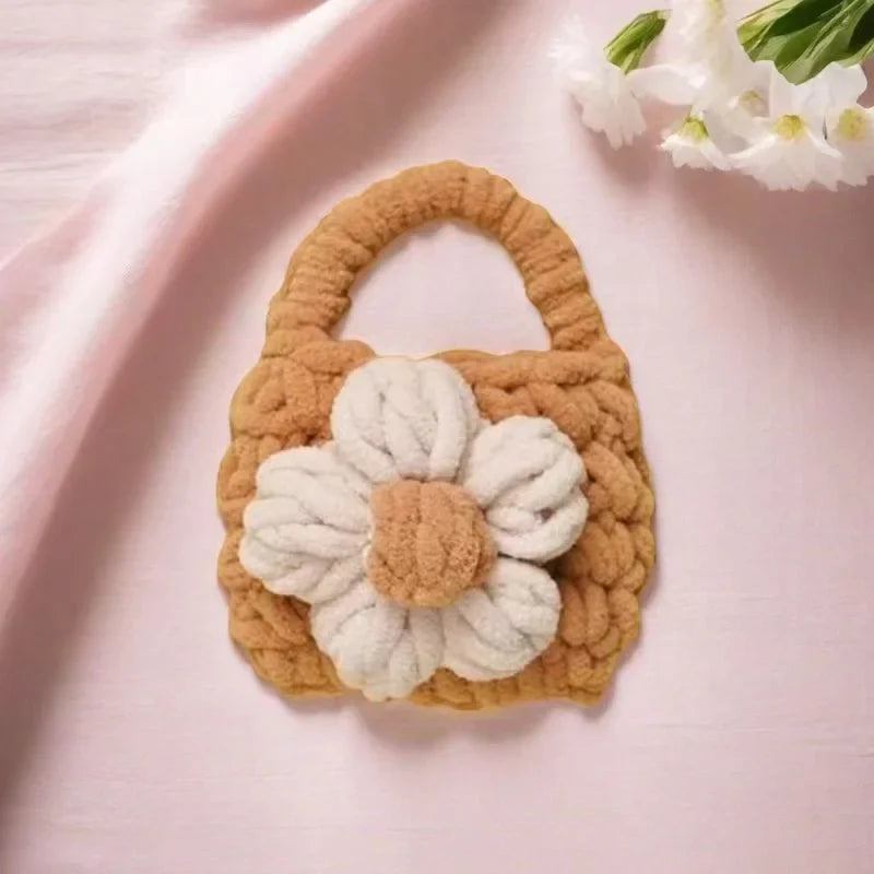 mini Plush bag for saving crochet(finished)
