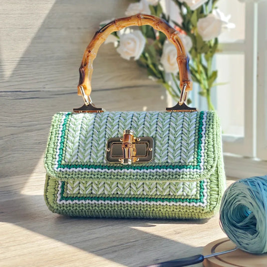 CrochetPark™ Linden Whisper Clutch Cross Stitch DIY kit