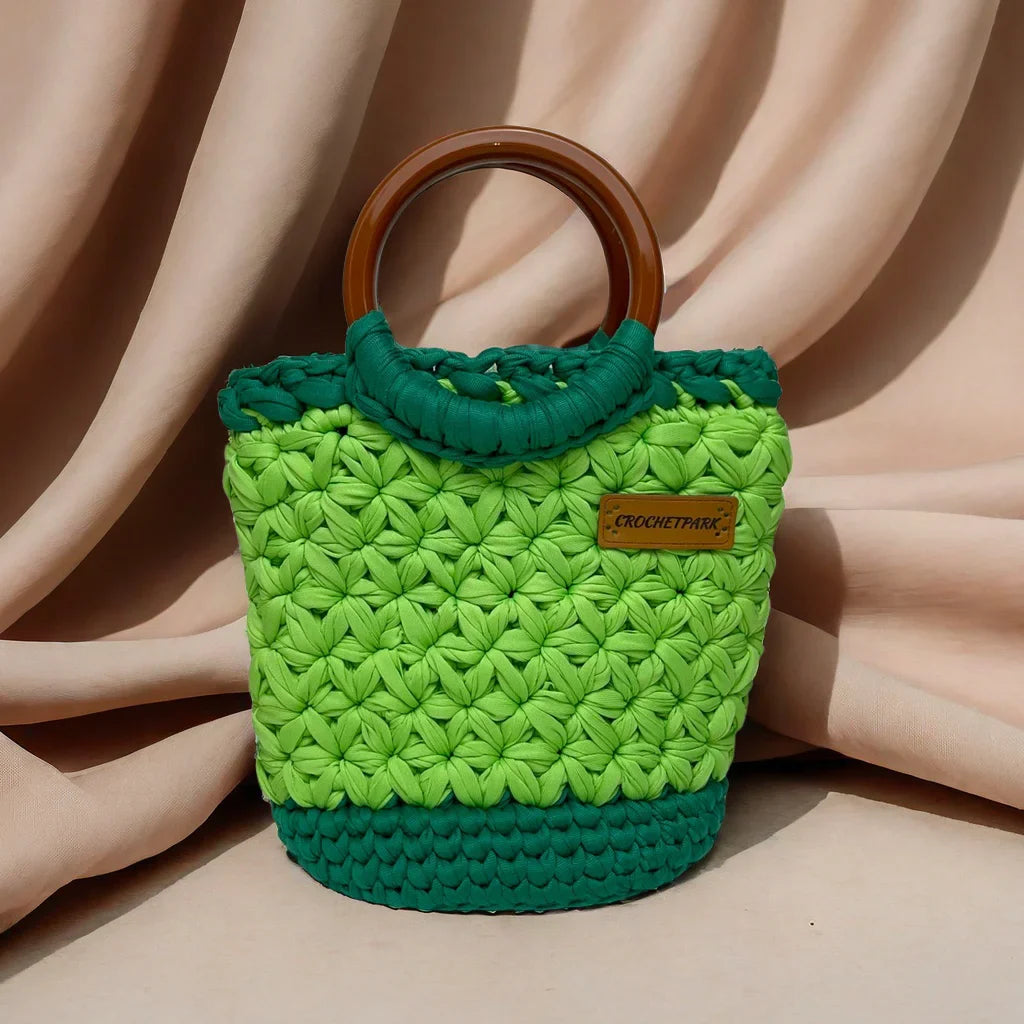 CrochetPark™ Freesia crochet handbag DIY Kit