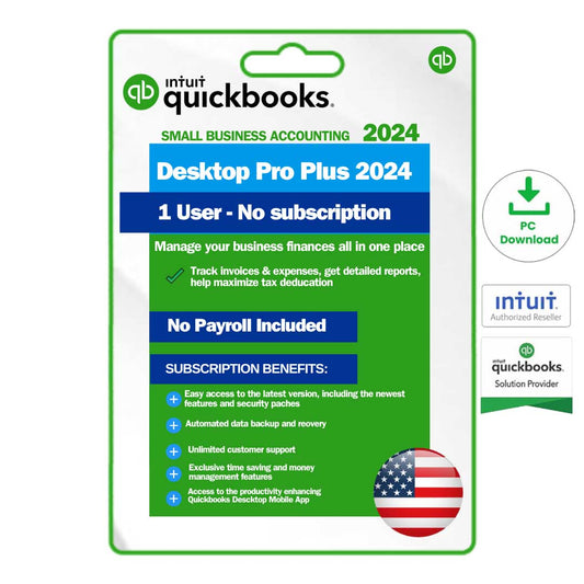 QuickBooks Desktop Pro Plus 2024 Lifetime No Subscription